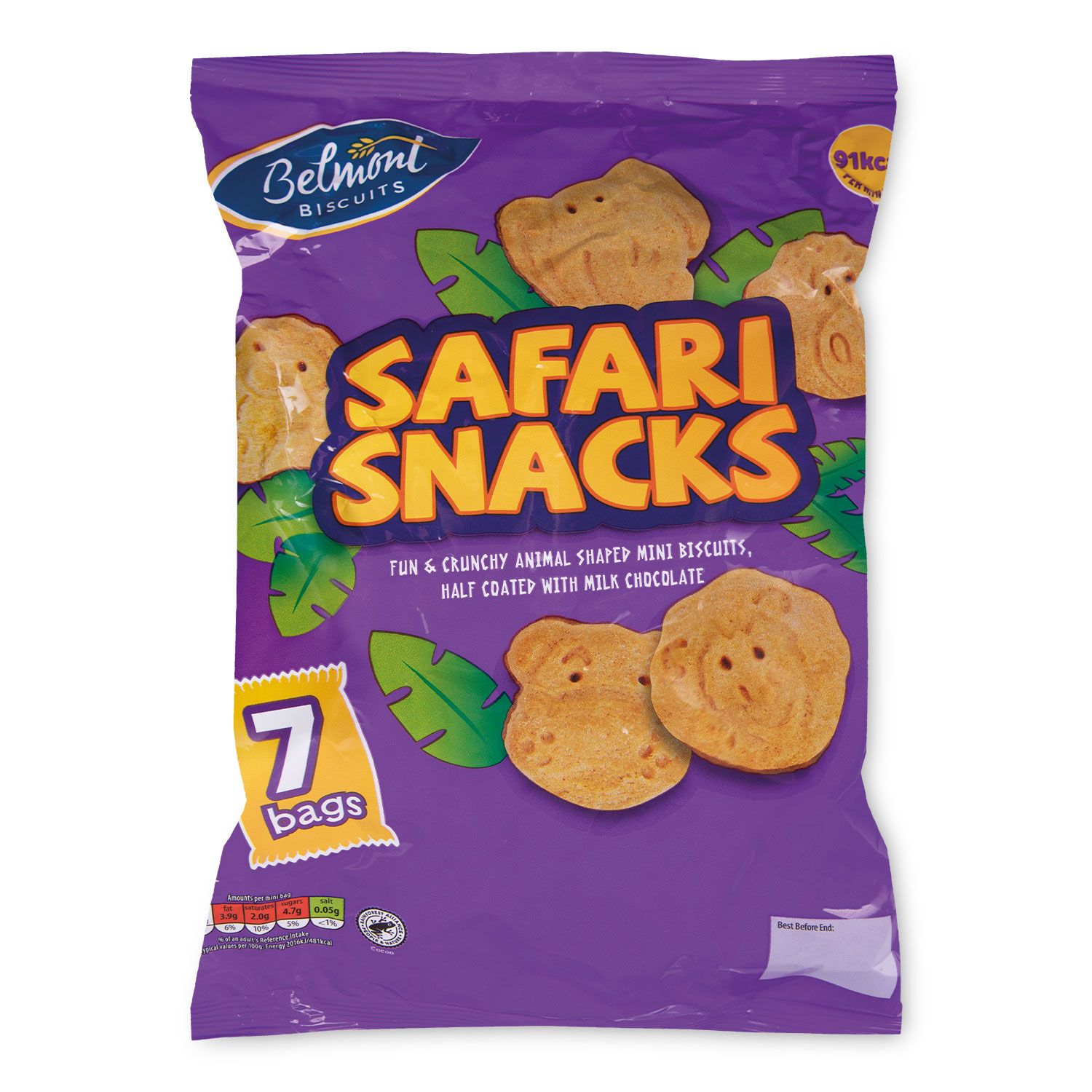 Safari Snacks 7x19g Belmont